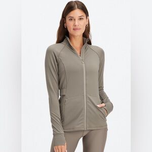 Fabletics Trinity Cold Weather Performance Jacket – Medium | Willow Bark